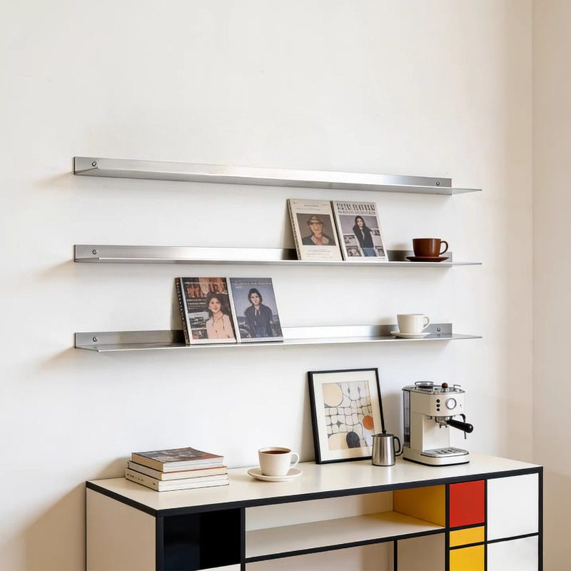 Herbal Wellness Book - Bauhaus Aluminum Storage Shelf Creative Kitchen