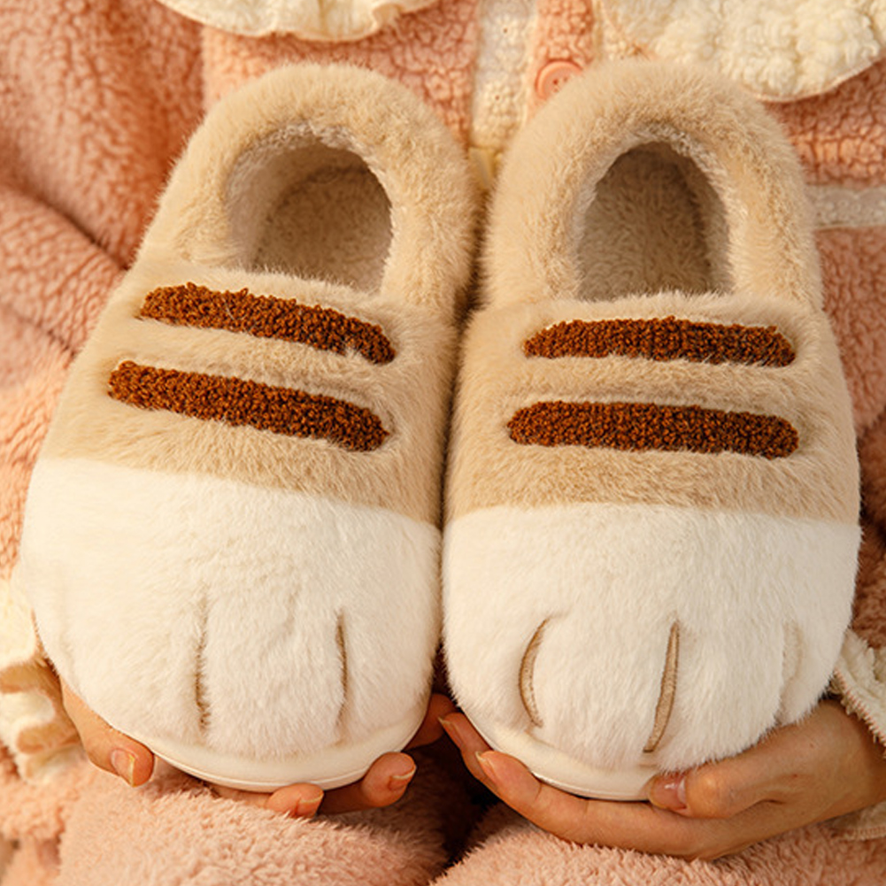 Cat Claw Bark - Warm Slip-on House Shoes 3D Cat