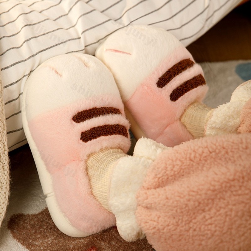 Winter Warm Women Home Slipper - Cat Claw Bark incelemesi ve fiyatı