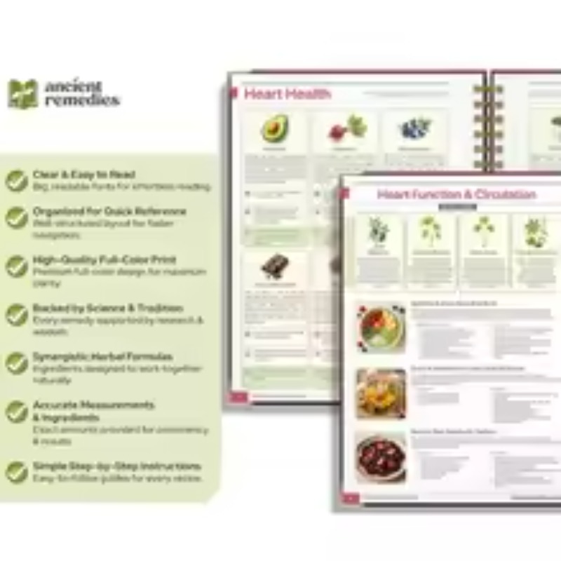 Natural Healing Manual Spiral  - Herbal Wellness Book incelemesi ve fiyatı