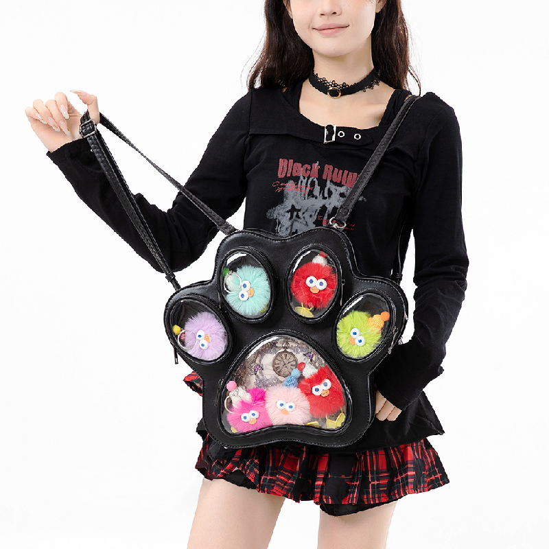 Cute Cat Paw Shape Ita Bag, PU - Cat Claw Bark incelemesi ve fiyatı