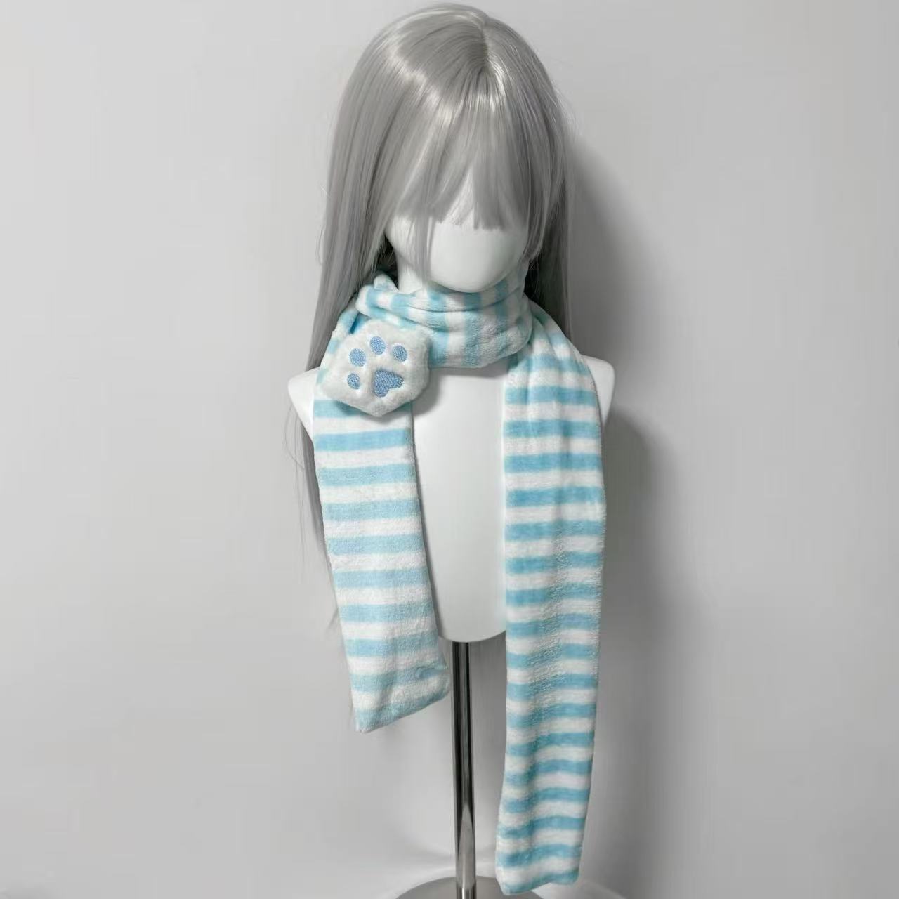 Kawaii Kniied Scarf Cat Paw De - Cat Claw Bark incelemesi ve fiyatı