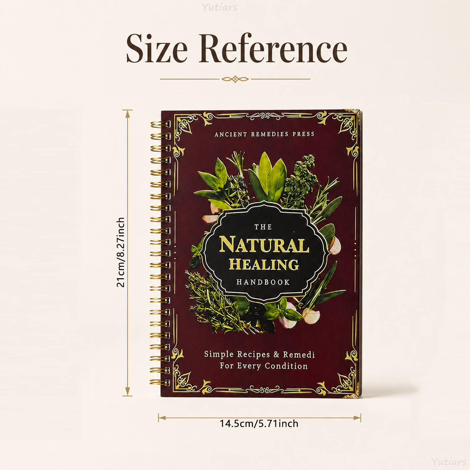 1Pc Spiral Bound Holistic Well - Herbal Holistic Wellness incelemesi ve fiyatı